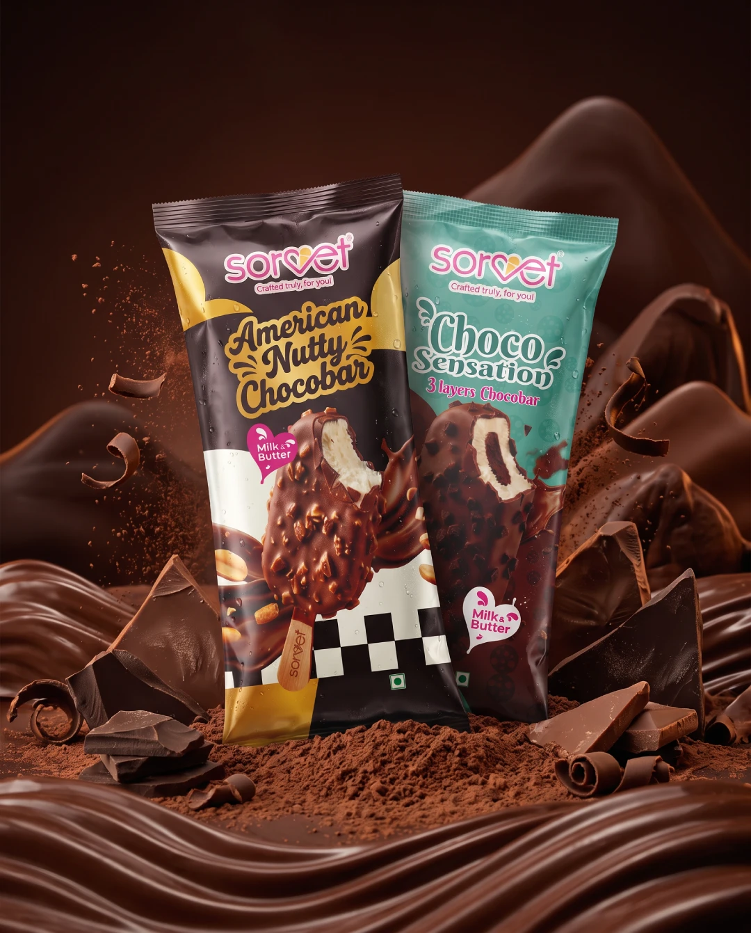 Sorvet American nutty Package