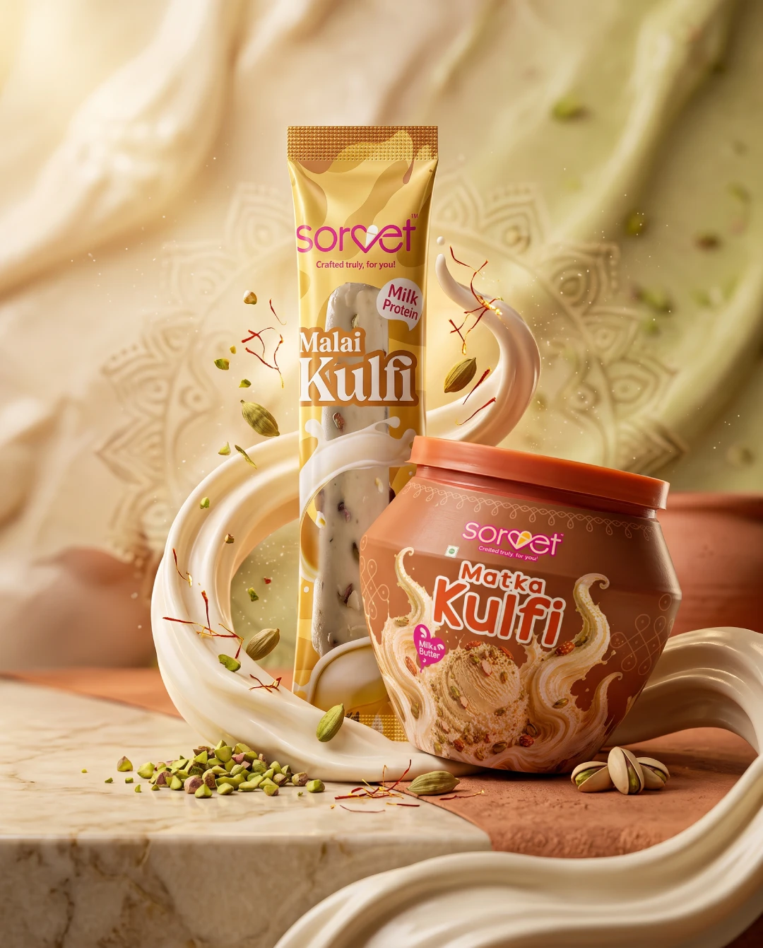 Sorvet Malai Kulfi Package