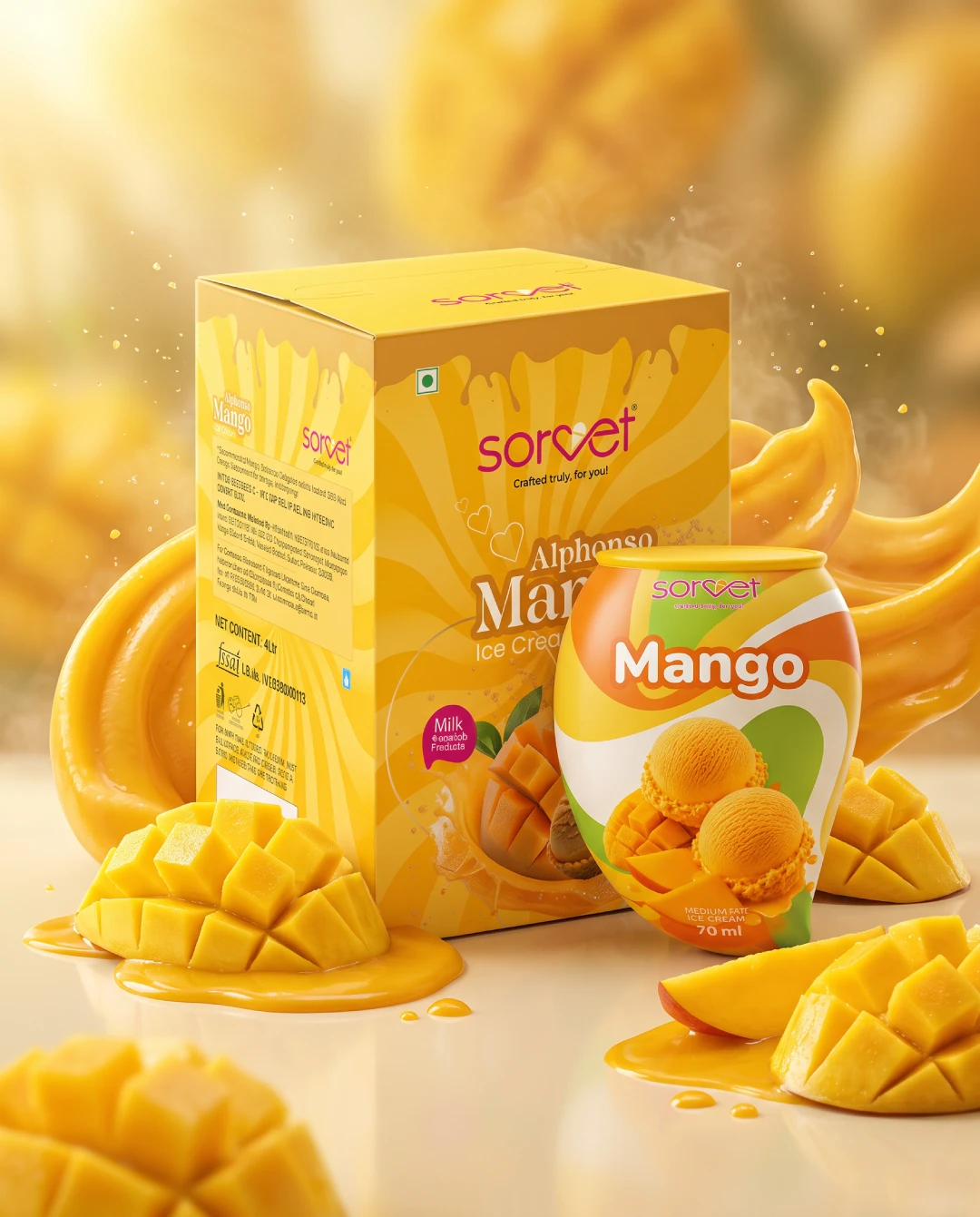 Sorvet Mango Package