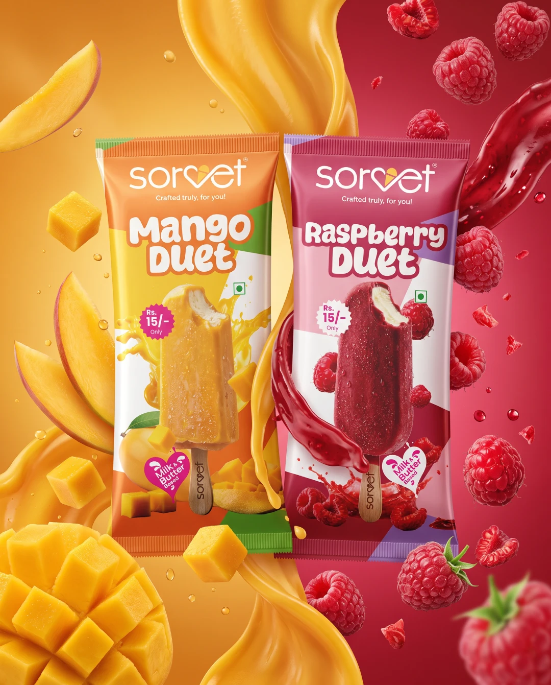 Sorvet Raspberry Package