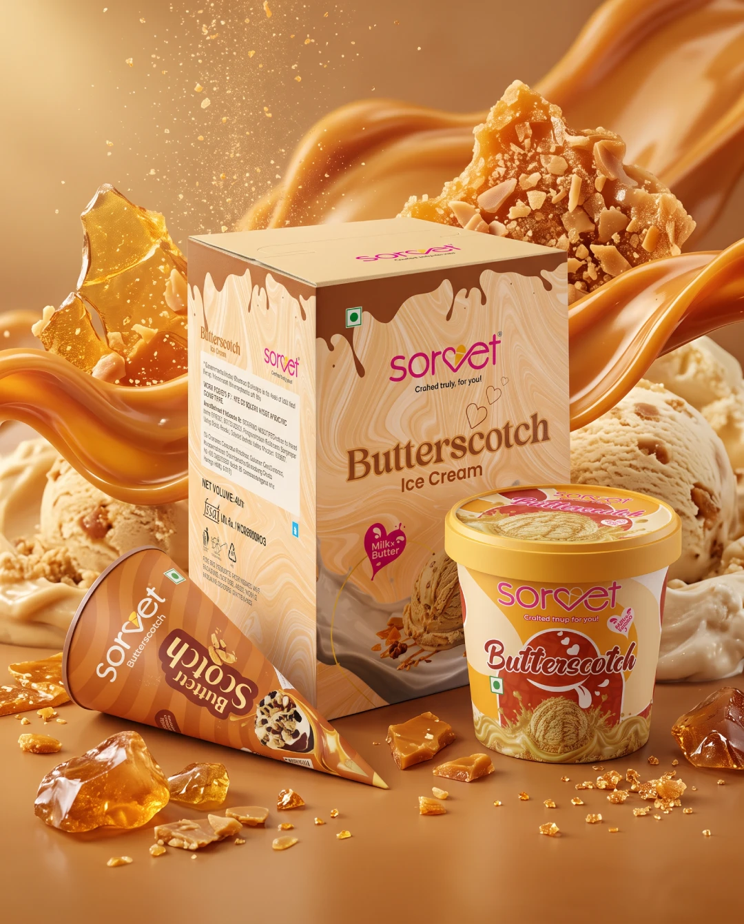 Sorvet Ice Cream Product Design