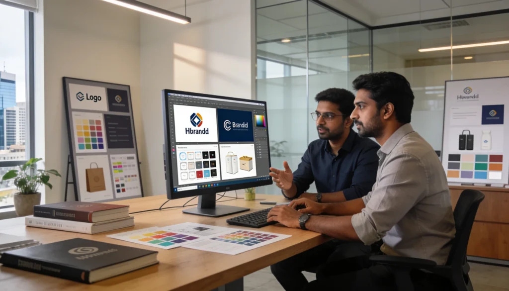 AI branding agency in Hyderabad creating modern brand identity solutions